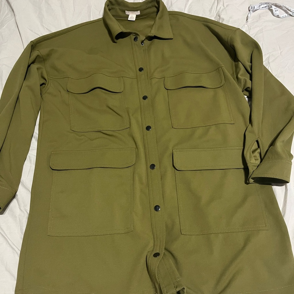 Olive Green Utility Jacket